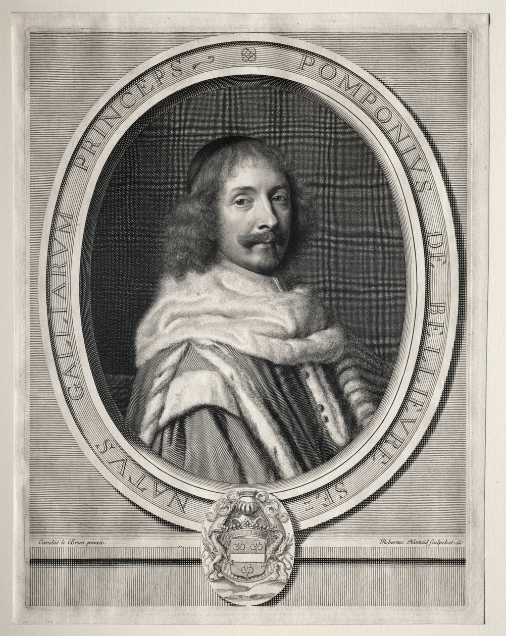 Pompone II de Bellièvre door Robert Nanteuil