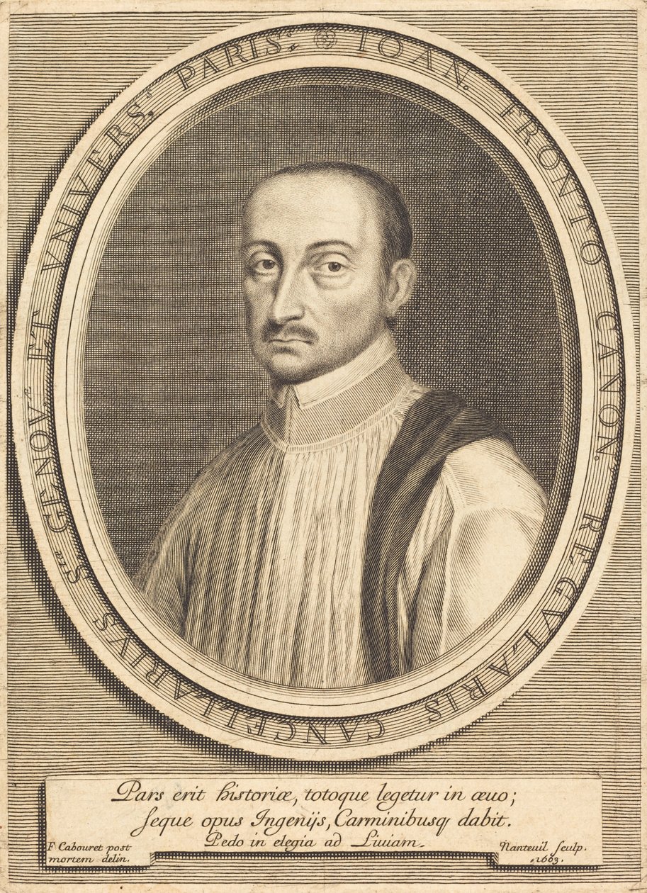 Jean Fronteau door Robert Nanteuil after F. Cabouret