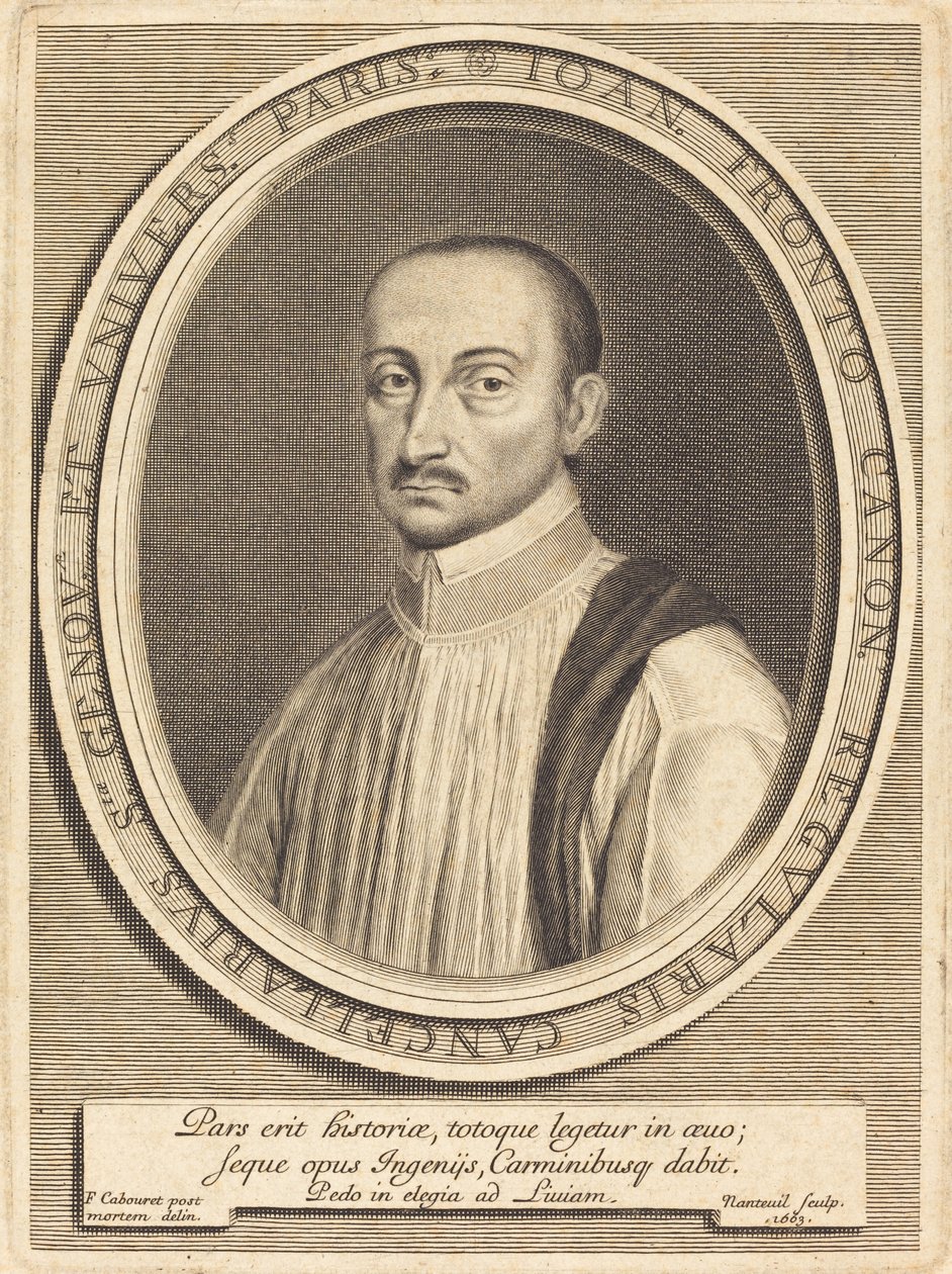 Jean Fronteau door Robert Nanteuil after F. Cabouret
