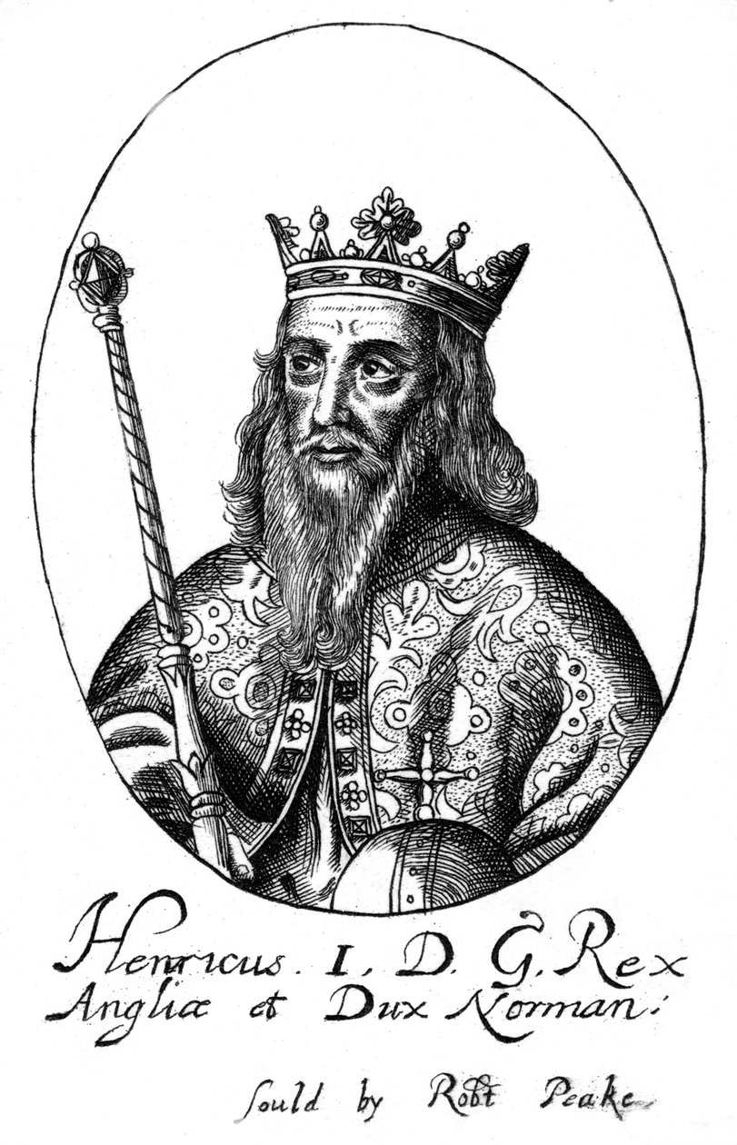 Hendrik I, koning van Engeland door Robert Peake