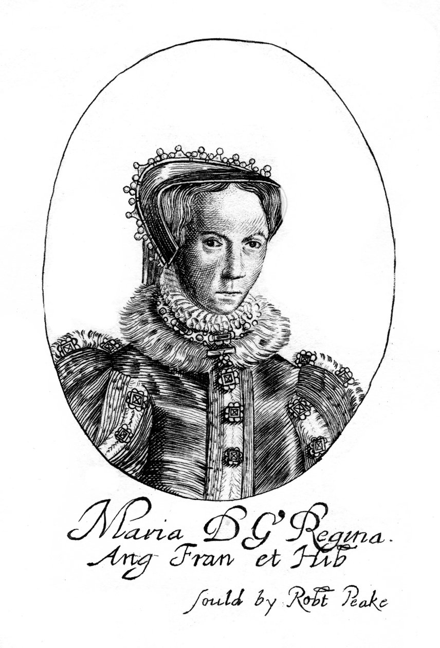 Koningin Mary I van Engeland door Robert Peake