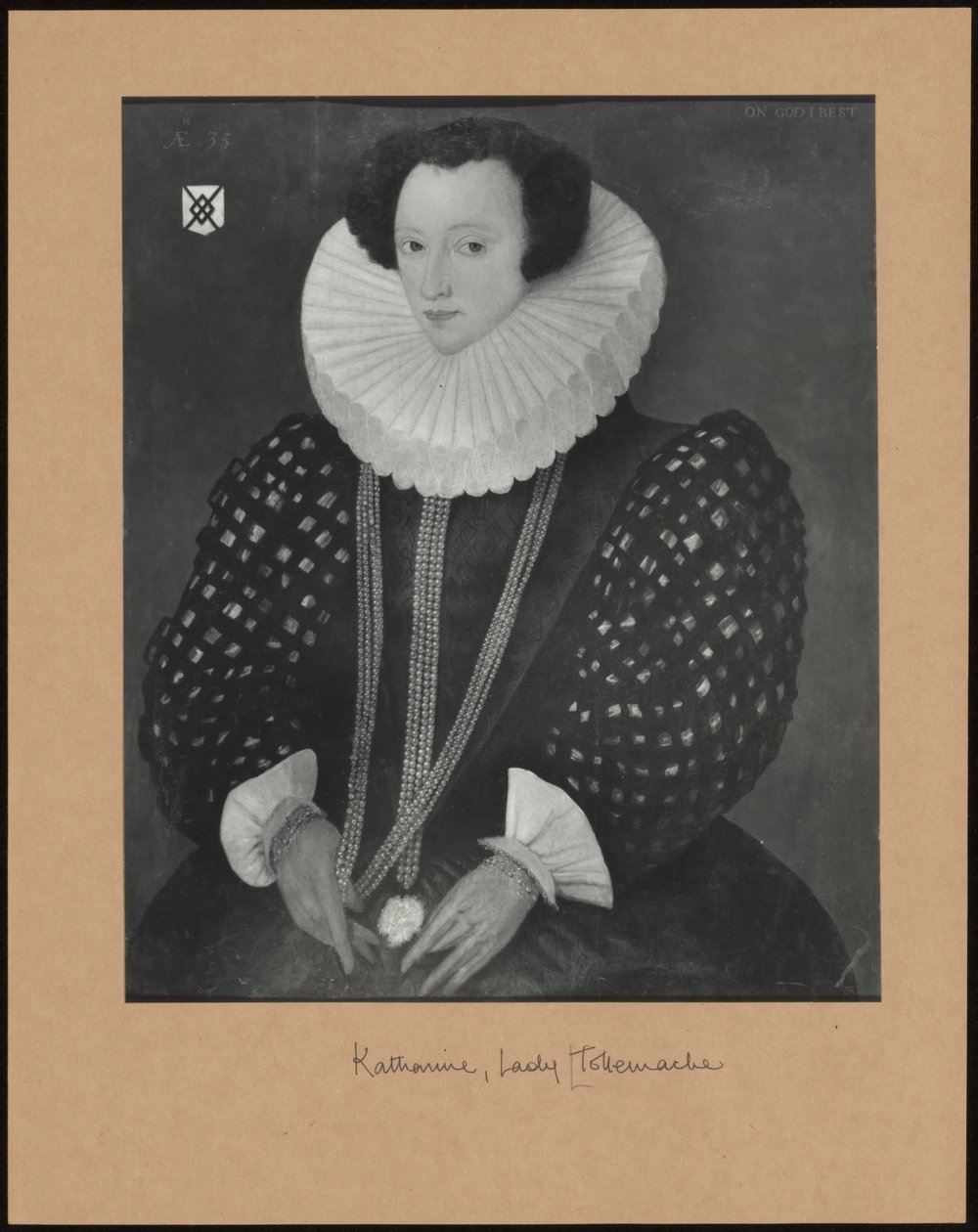 Katherine, Dame Tollemache door Robert Peake the elder