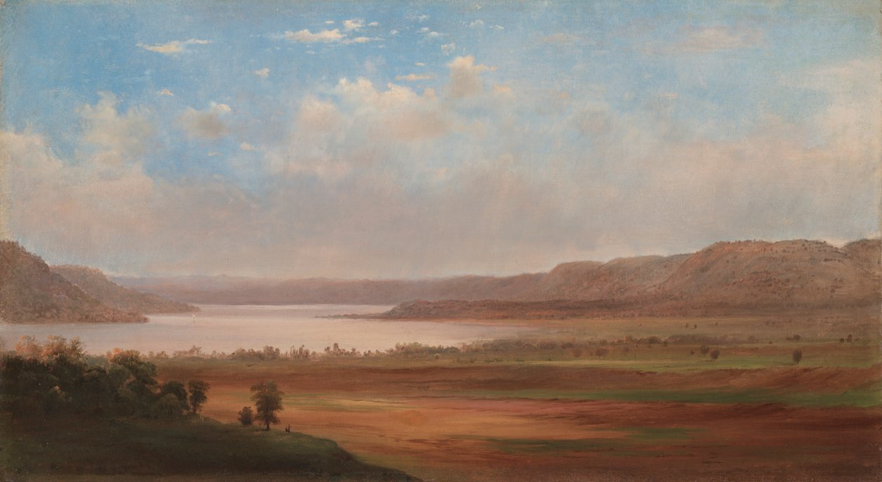 Uitzicht op Lake Pepin, Minnesota door Robert S. Duncanson