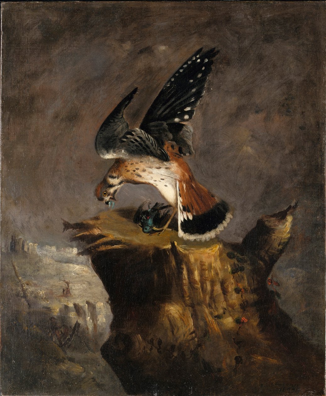 Gier en zijn prooi door Robert S. Duncanson
