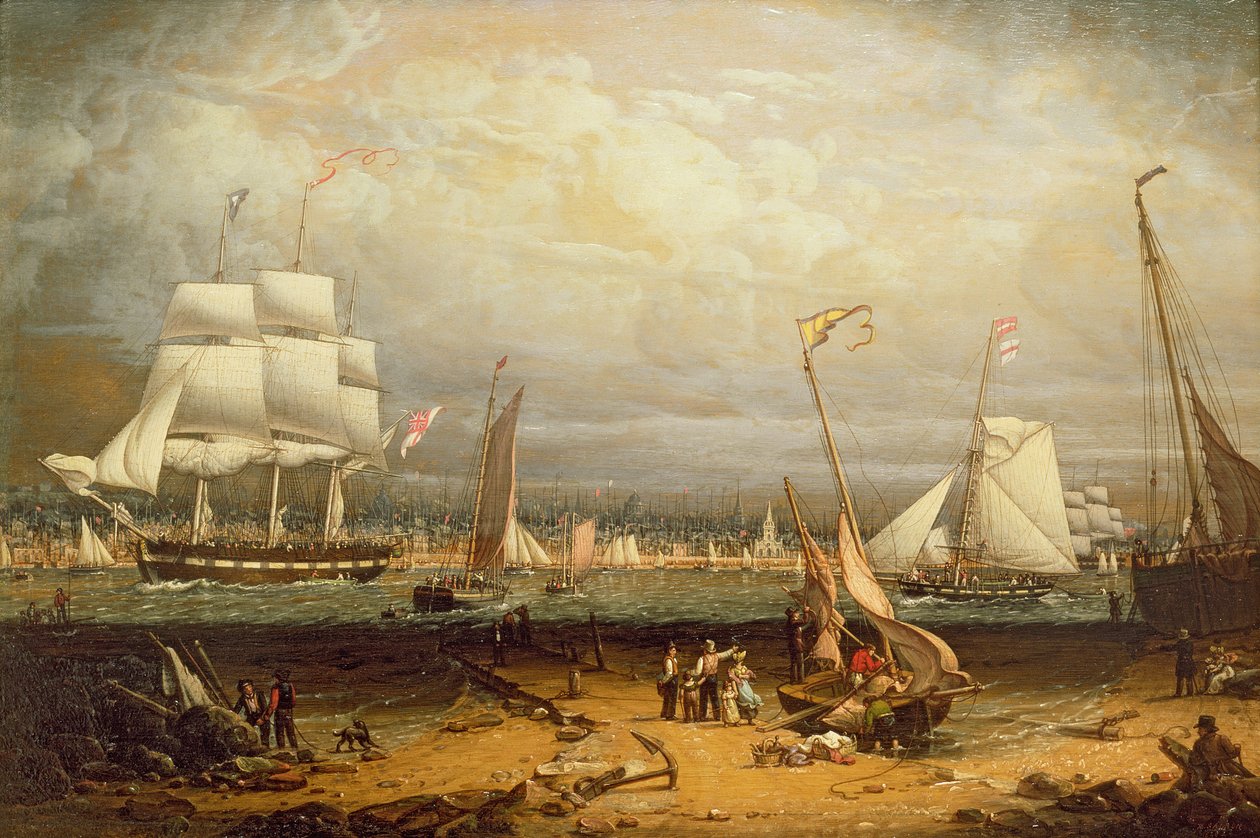 Liverpool Harbour door Robert Salmon