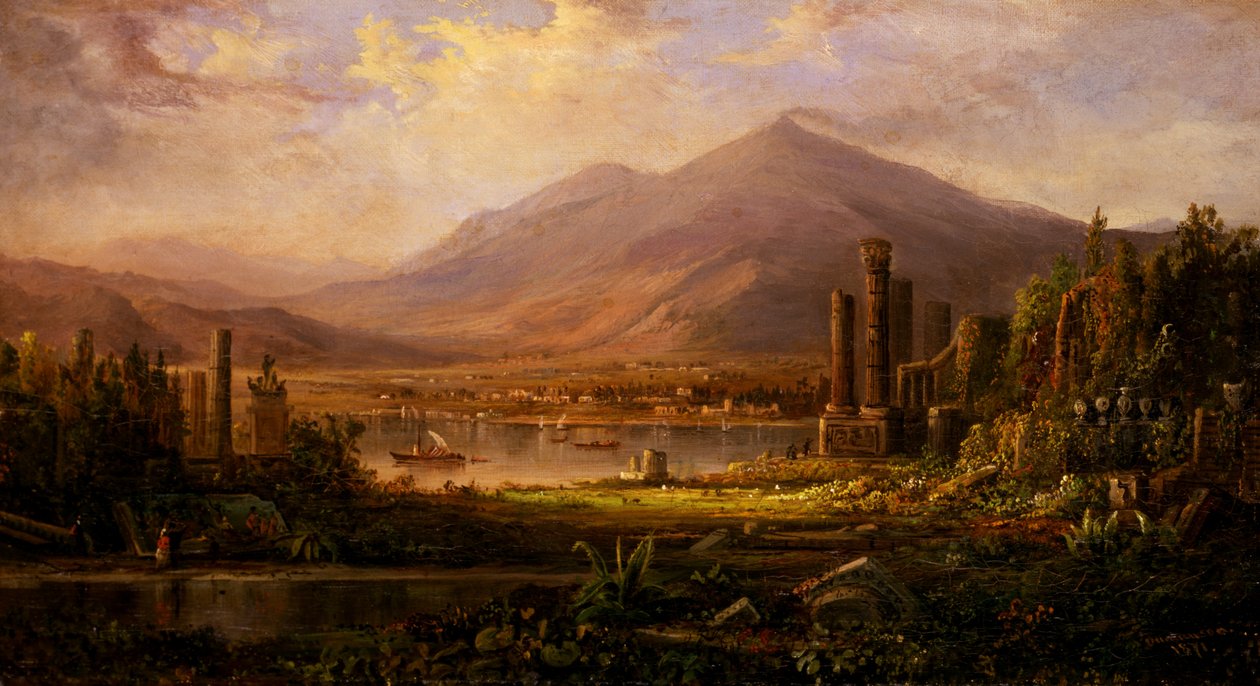 Pompeii, 1871 door Robert Seldon Duncanson