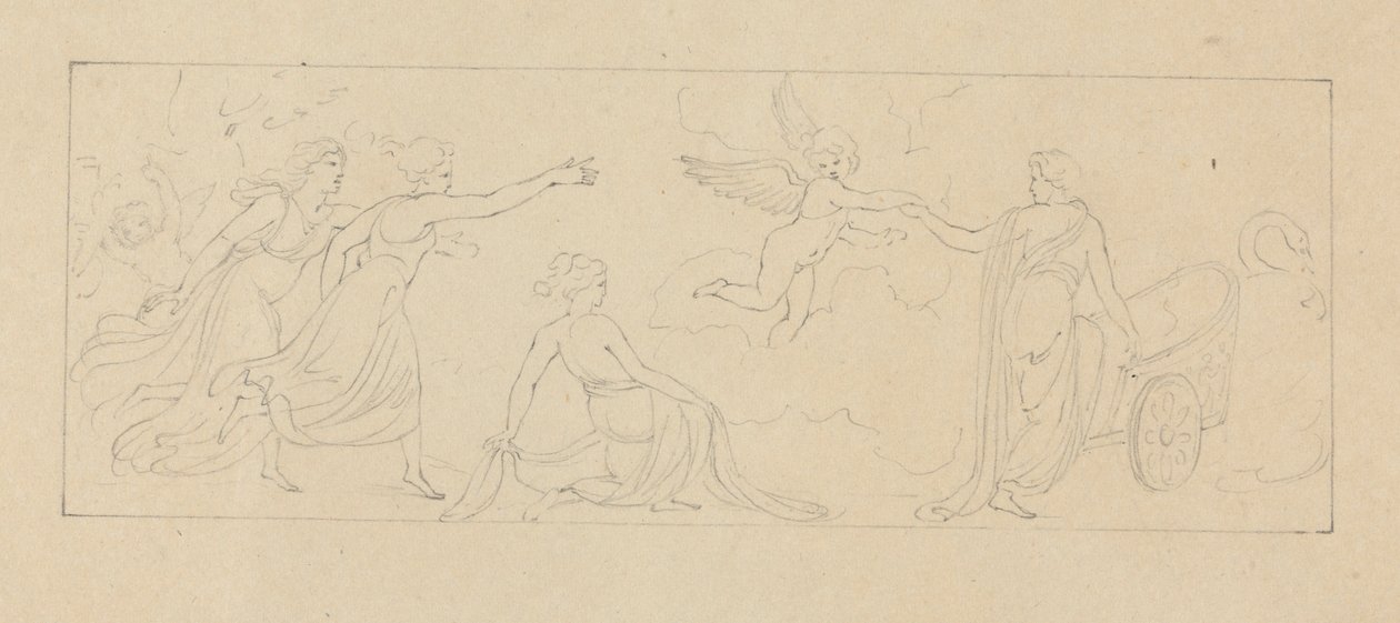 Allegorische scène door Robert Smirke