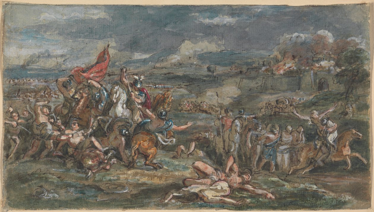 Slagveld door Robert Smirke