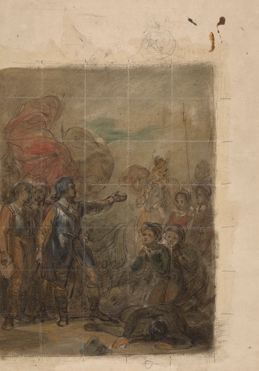Scène uit Don Quichot door Robert Smirke