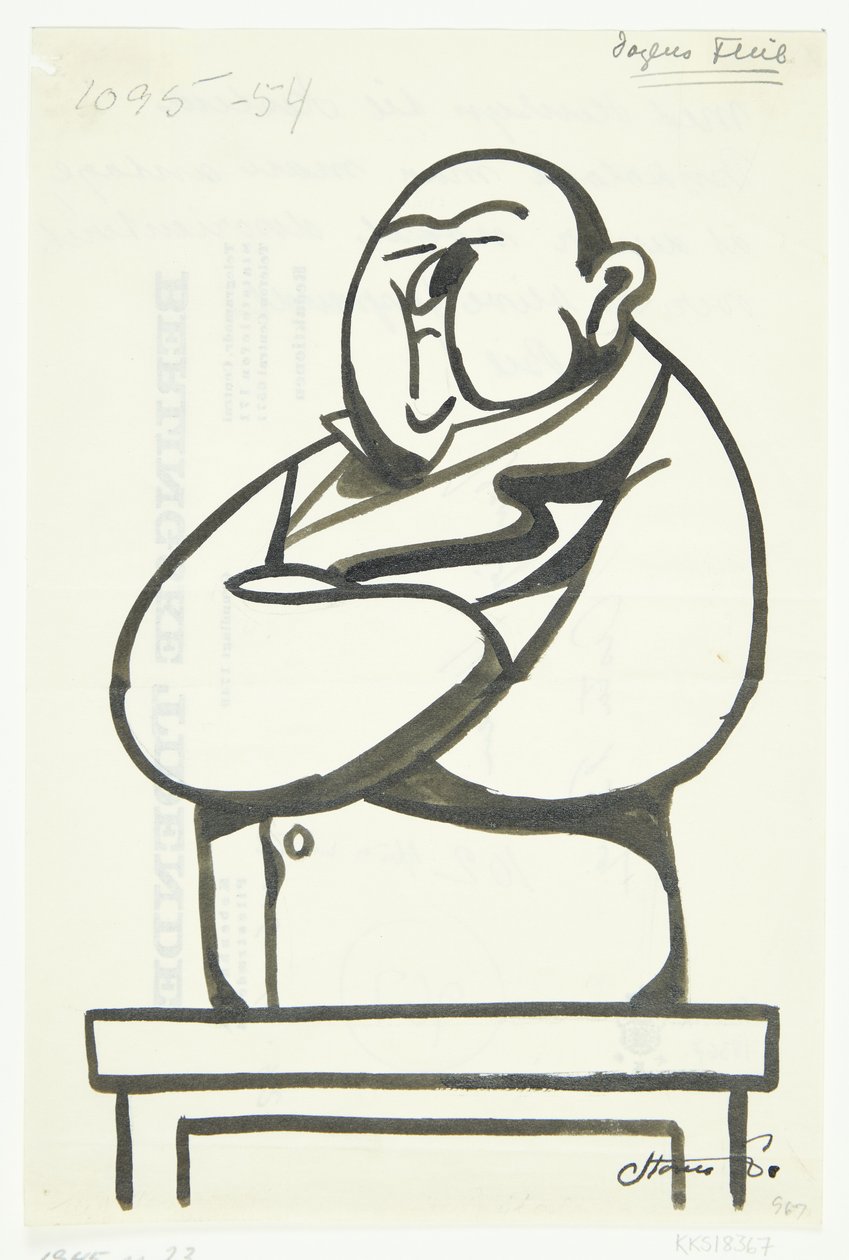 Blad voor "Dagens flue" door Robert Storm Petersen