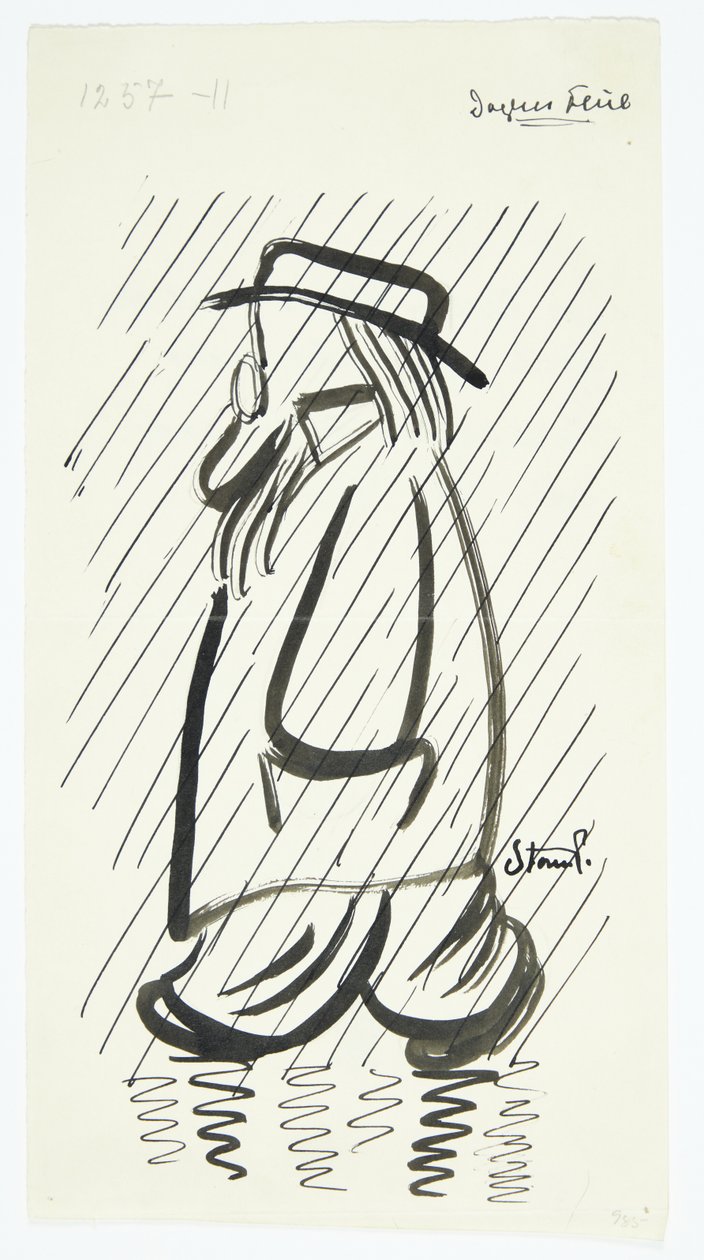 Blad voor "Dagens flue" door Robert Storm Petersen