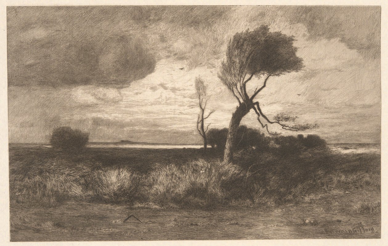 Dichtbij de kust door Robert Swain Gifford