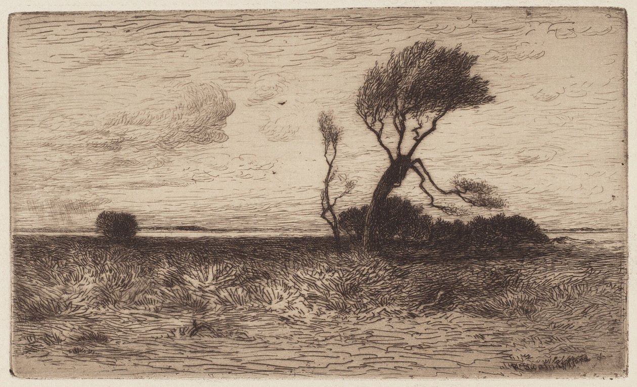 Dichtbij de Kust [kleine plaat] door Robert Swain Gifford