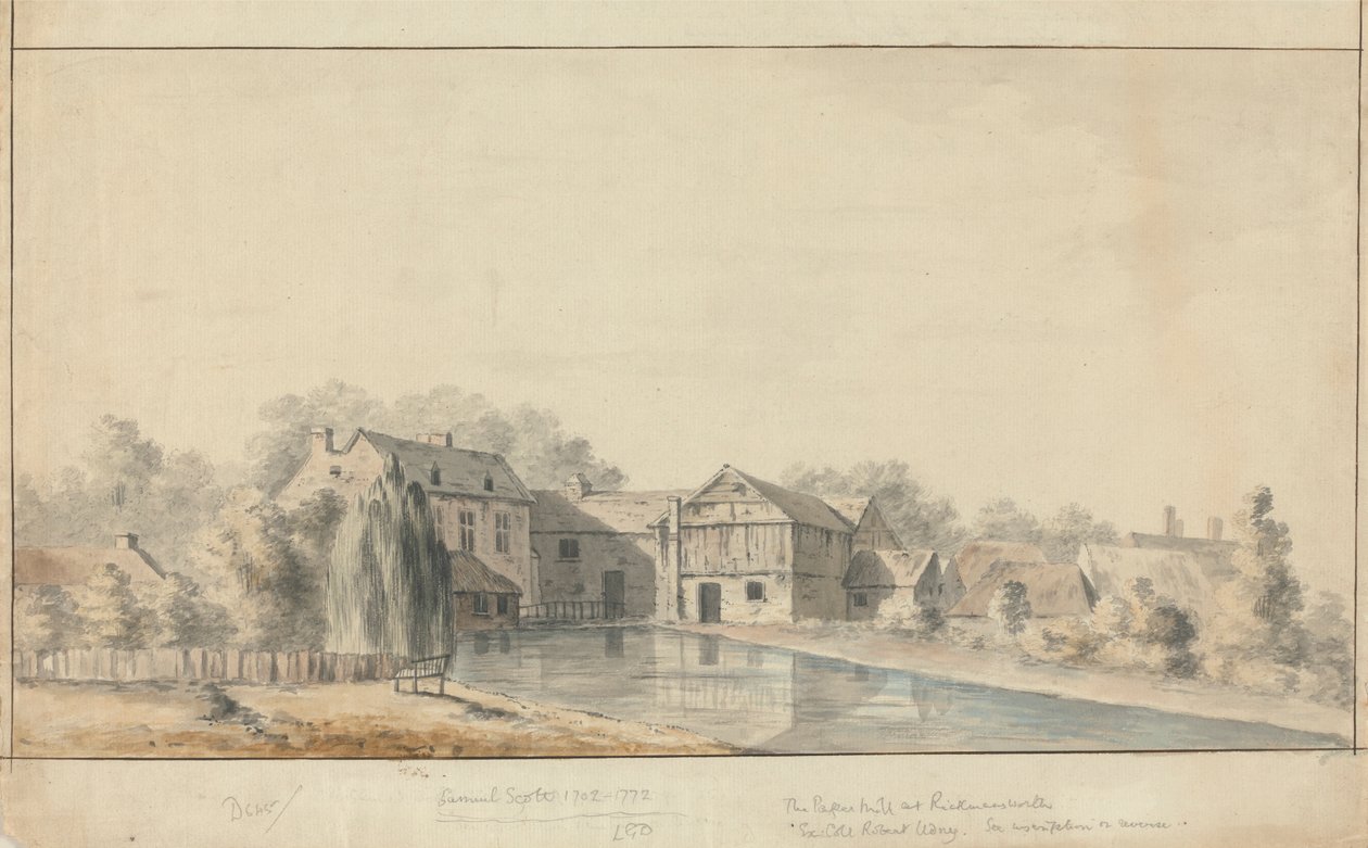 De Papiermolen in Rickmansworth door Robert Udney