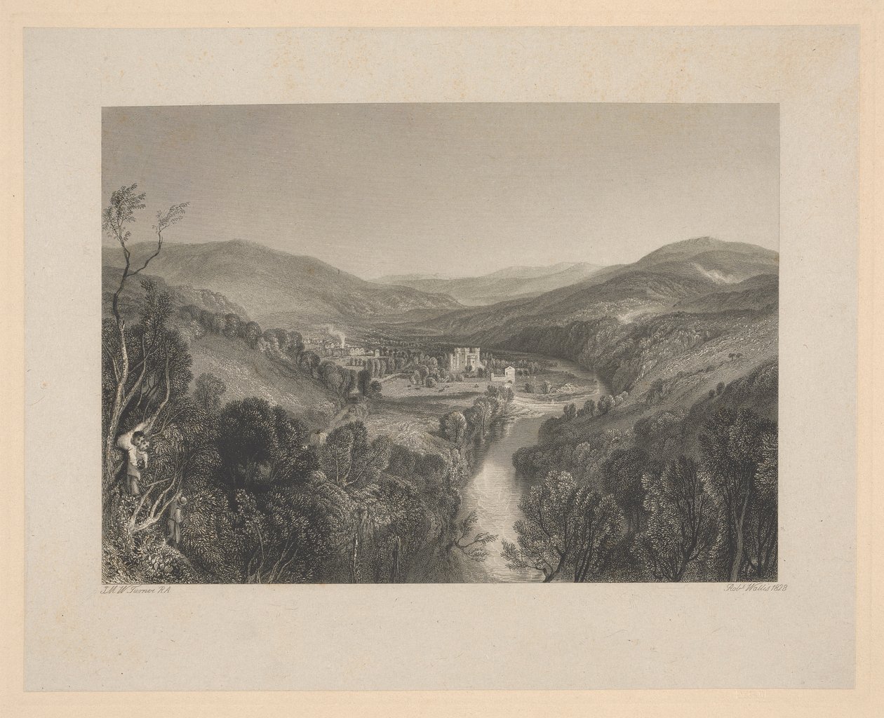 Buckfastleigh Abdij, Devonshire door Robert Wallis
