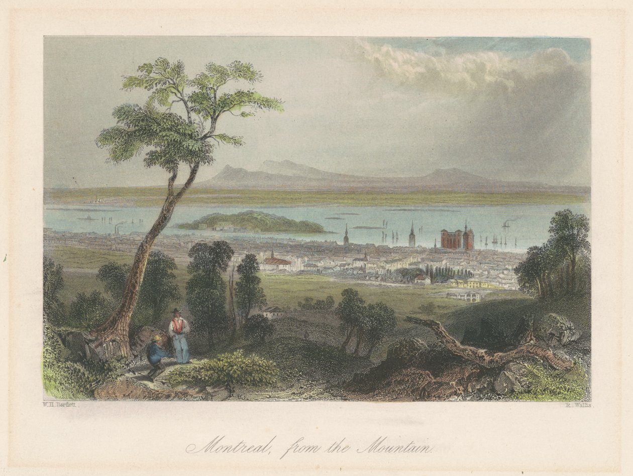 Montreal, vanaf de Berg door Robert Wallis