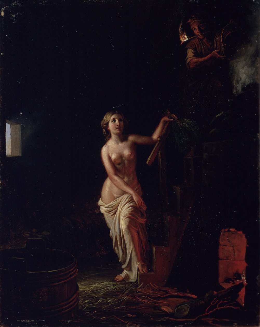 Bruids Sauna, voor 1866 door Robert Wilhelm Ekman