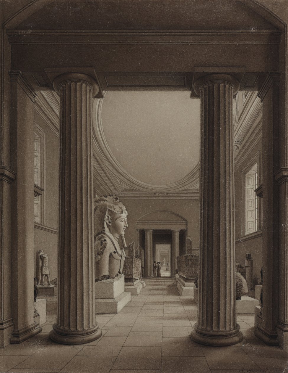 British Museum, c.1840 door Robert the Younger Havell