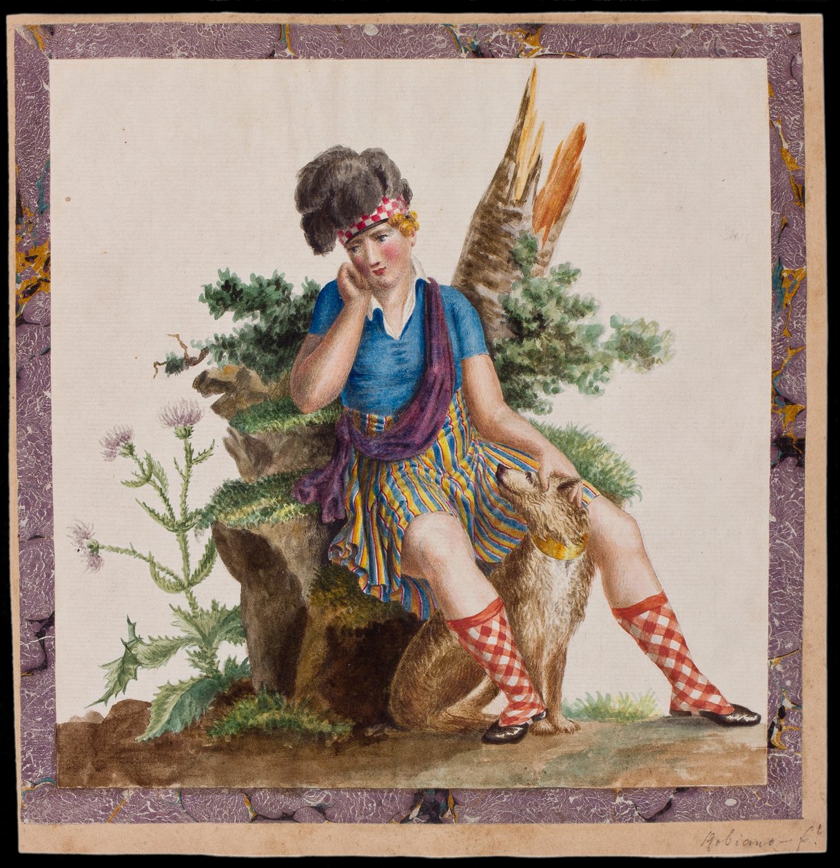 Een Hooglander, c.1820 door Robiano