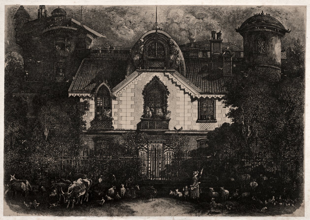 Het betoverde huis door Rodolphe Bresdin