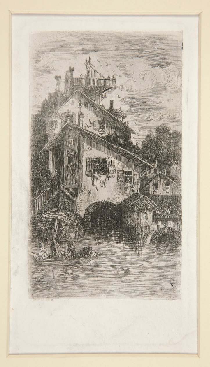 De molen door Rodolphe Bresdin