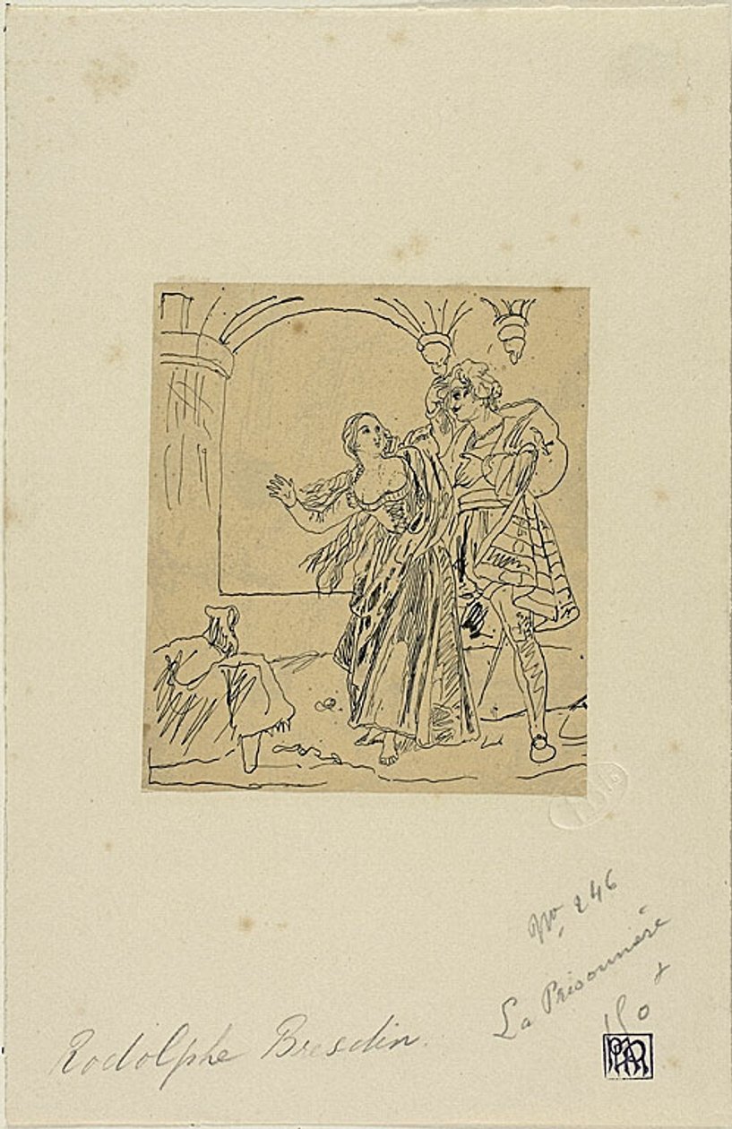 De Gevangene door Rodolphe Bresdin