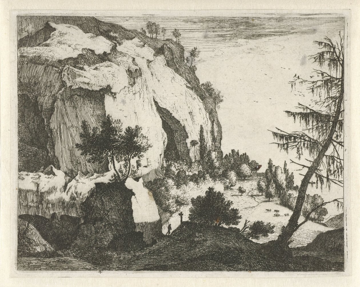 Berglandschap door Roelant Roghman