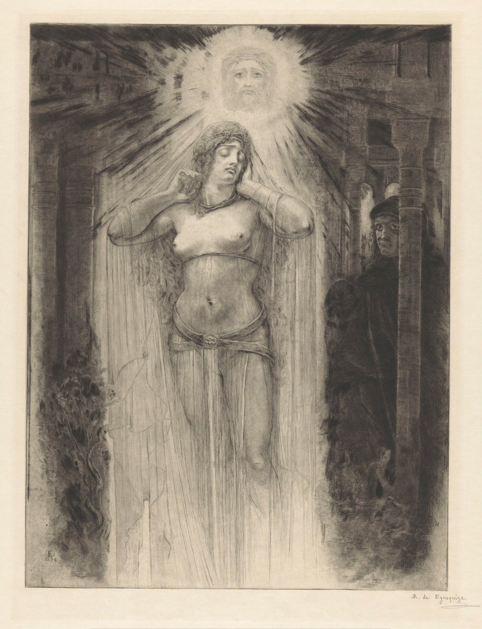Kundry door Rogelio de Egusquiza