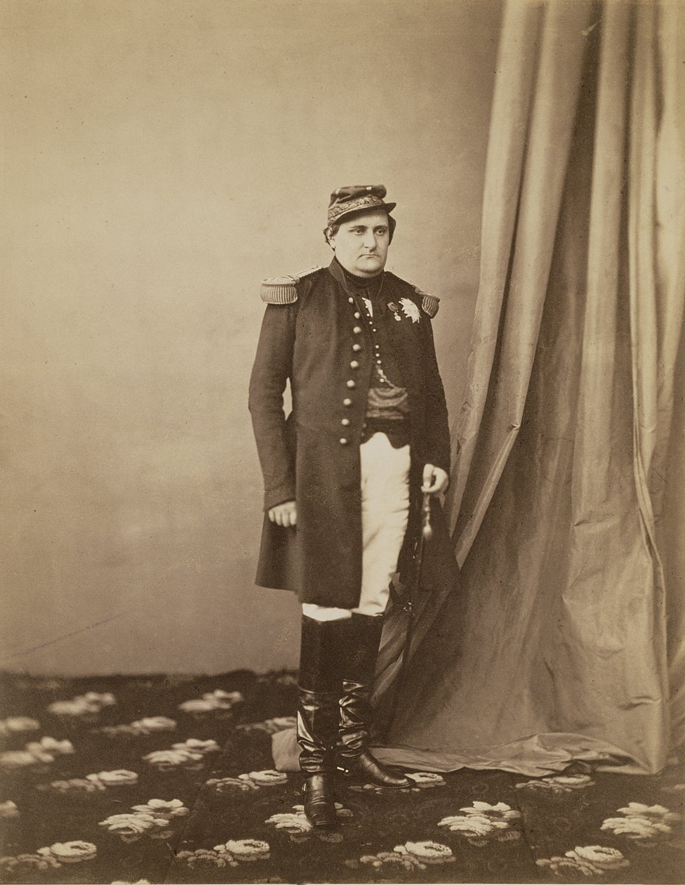 Napoleon-Joseph-Charles-Paul (1822-91) Prins Napoleon, 1855 door Roger Fenton