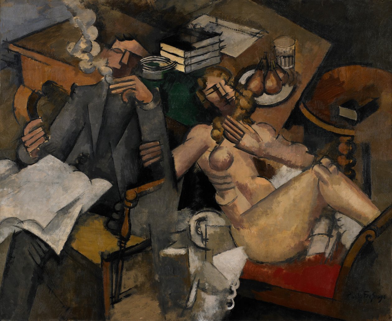 Getrouwd Leven, 1912 door Roger de La Fresnaye