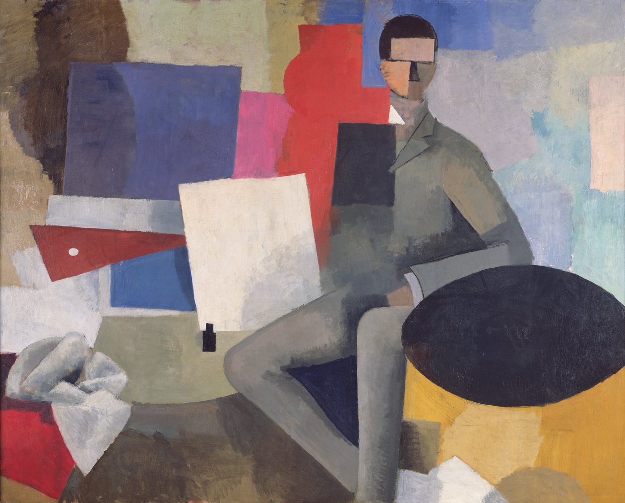 De zittende man, of De architect door Roger de La Fresnaye