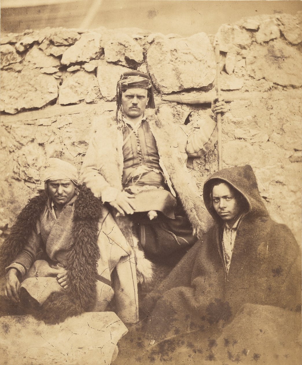 Groep Kroatische leiders door Roger Fenton