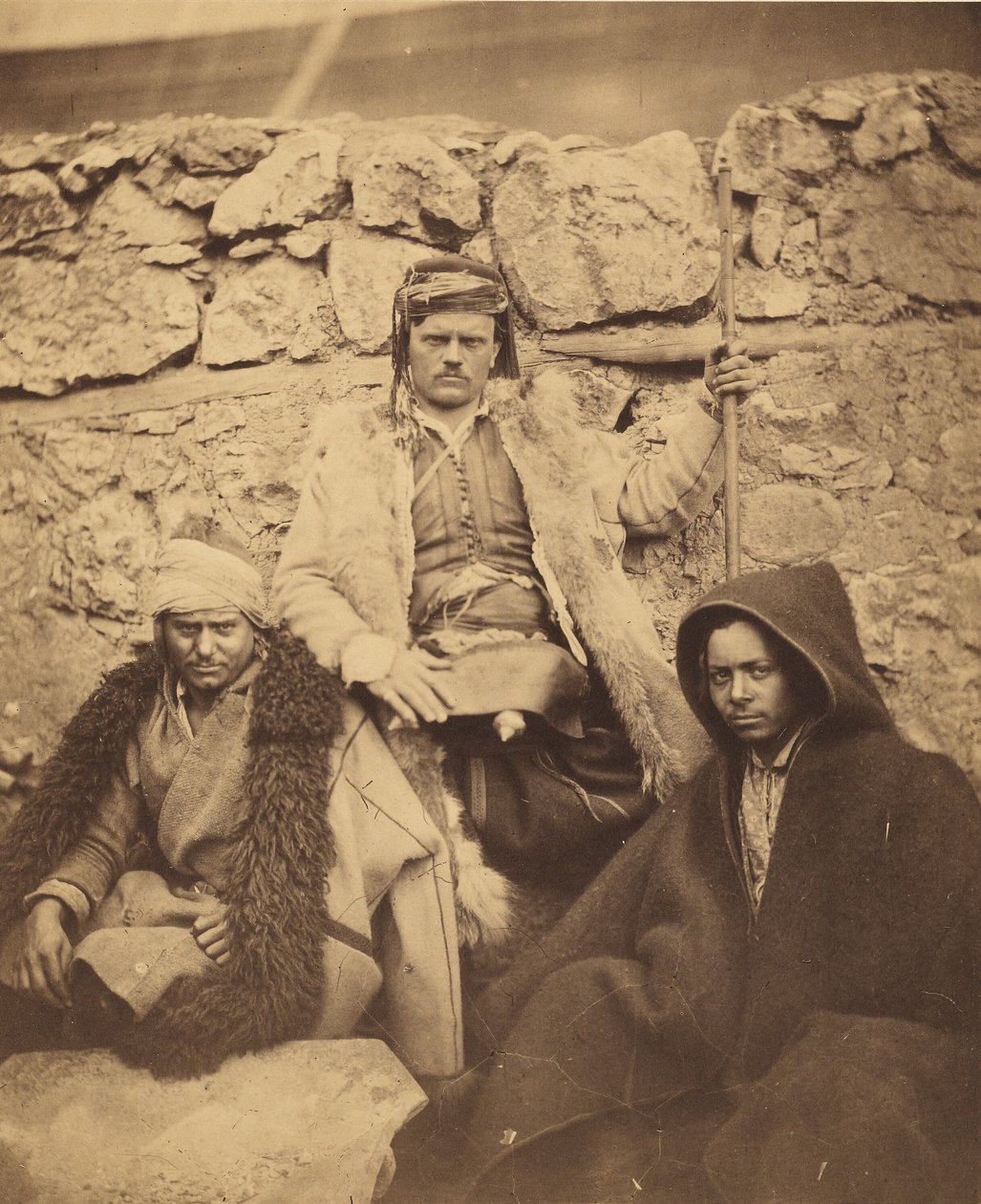 Groep Kroatische leiders. door Roger Fenton
