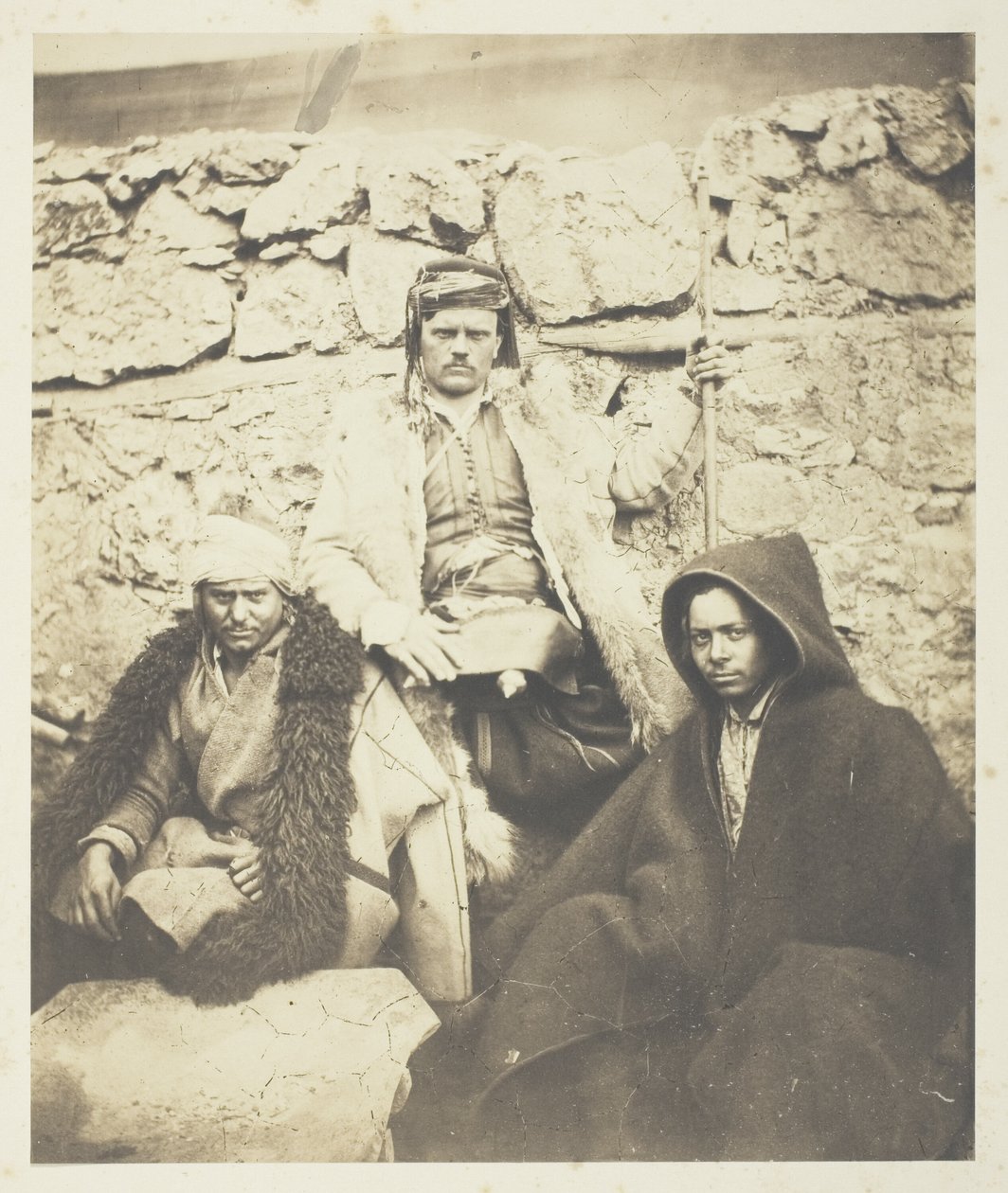 Groep Kroatische leiders door Roger Fenton