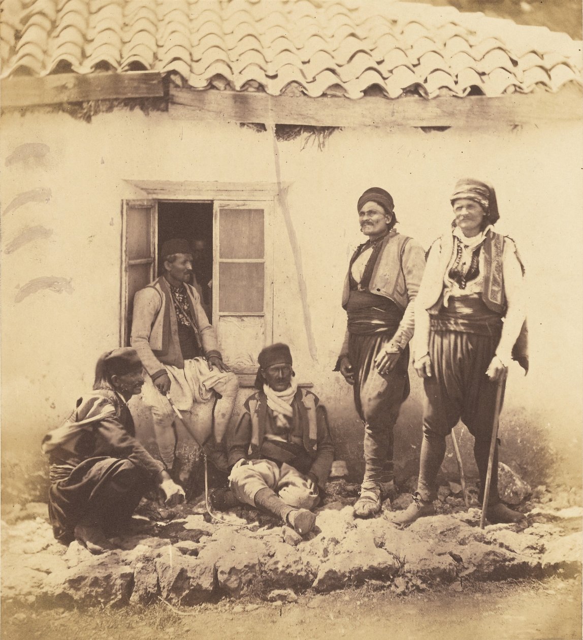 Groep Montenegrijnen. door Roger Fenton