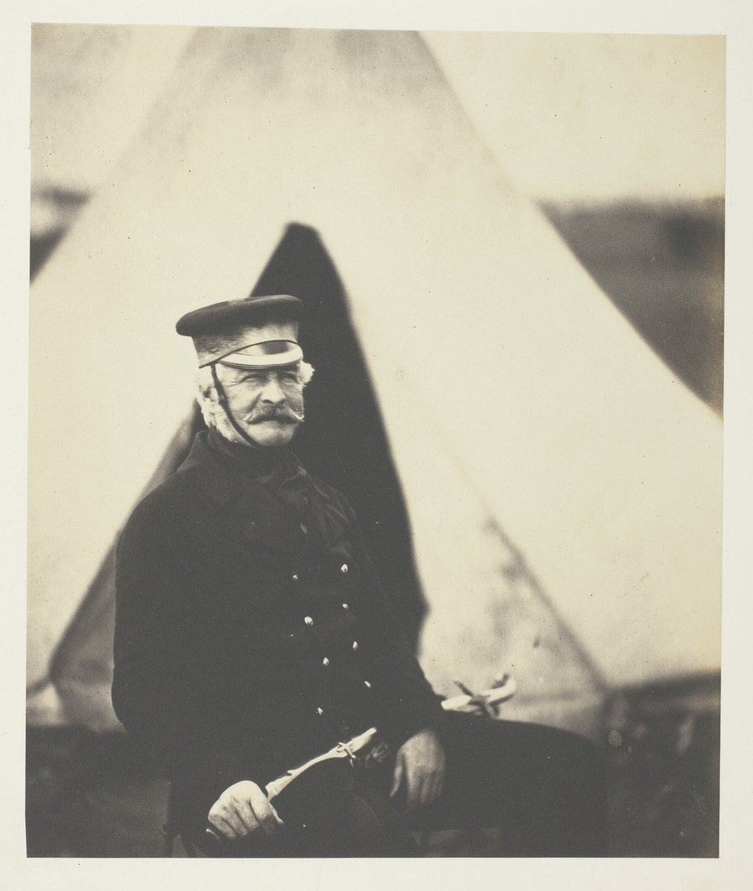 Luitenant-generaal Sir Richard England, K.C.B. door Roger Fenton