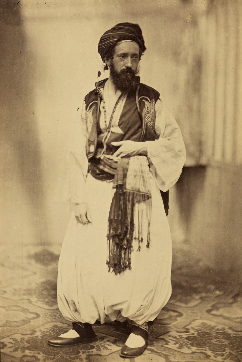 [Studie mannelijk kostuum]. door Roger Fenton
