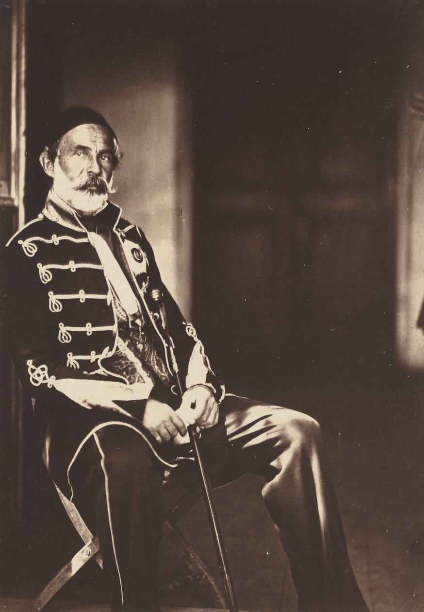 Omar Pacha,1855 (foto) door Roger Fenton