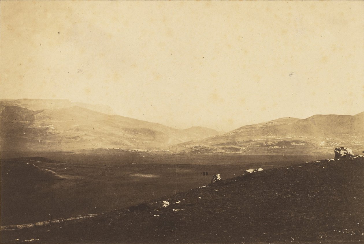 Vlakten van Balaklava V. door Roger Fenton
