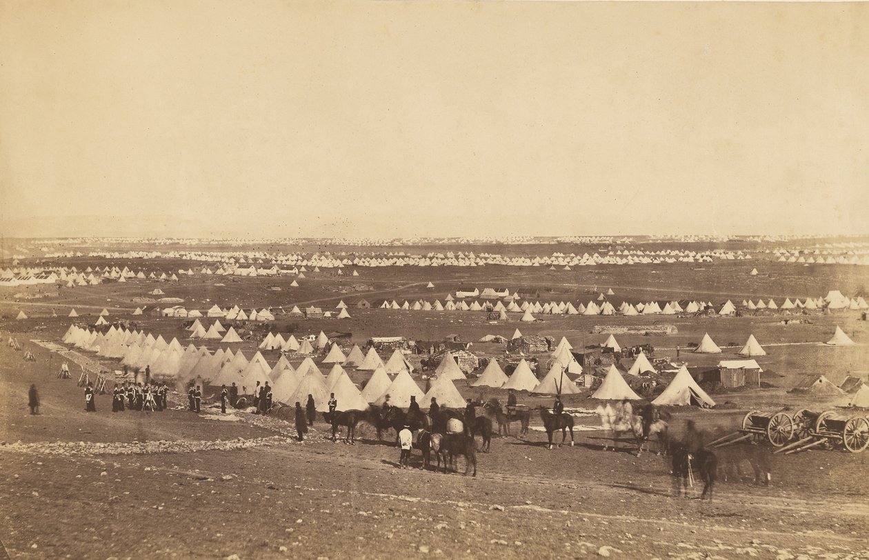Plateau van Sebastopol II door Roger Fenton