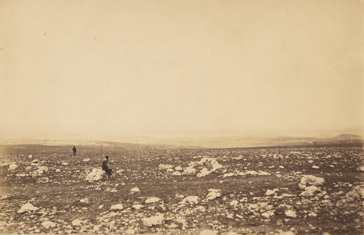 Plateau van Sebastopol IX. door Roger Fenton