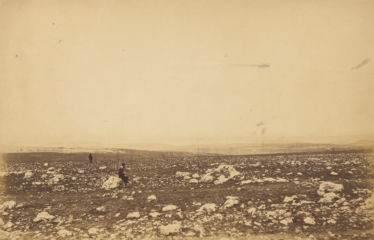 Plateau van Sebastopol IX. door Roger Fenton