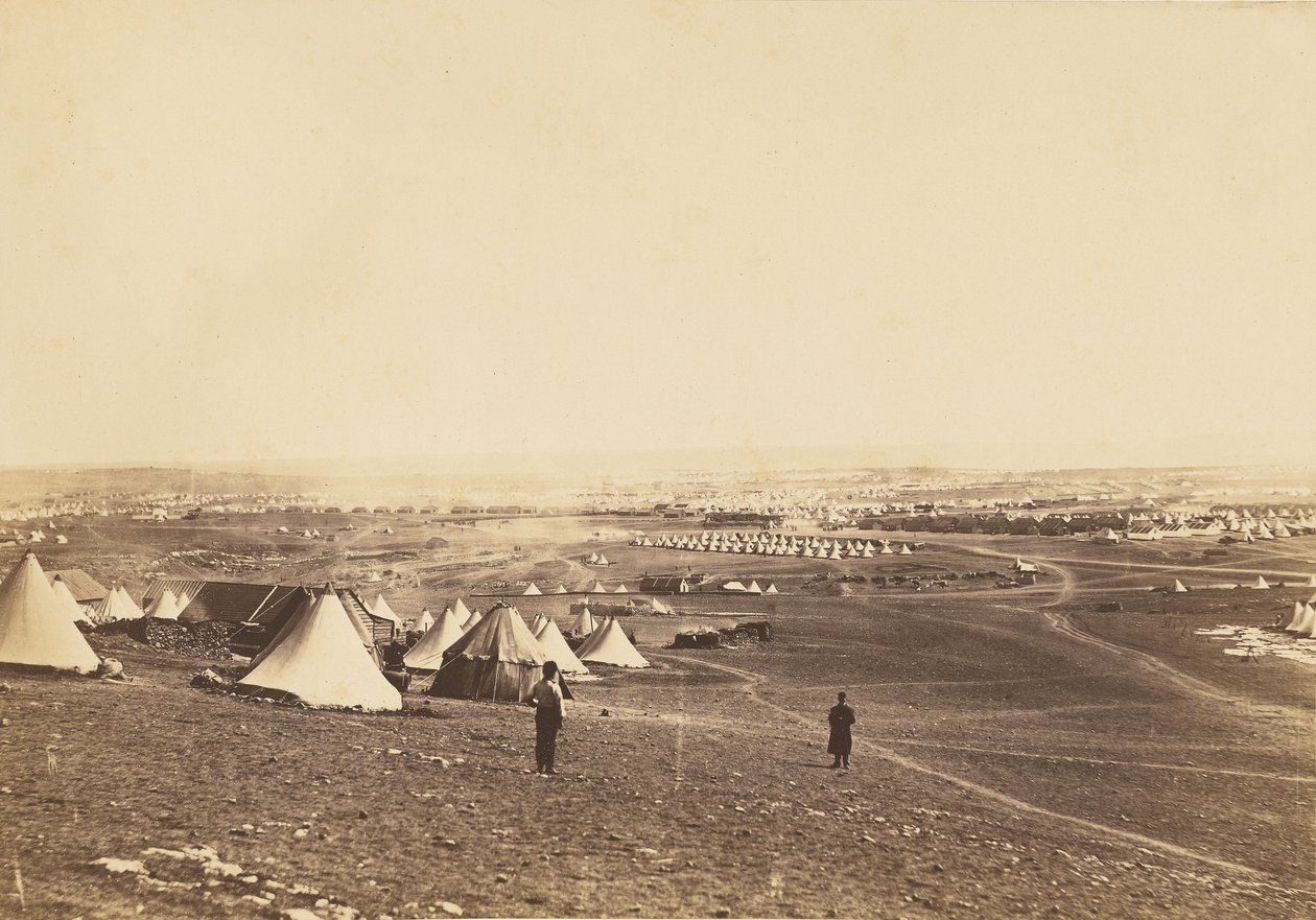 Plateau van Sebastopol I door Roger Fenton