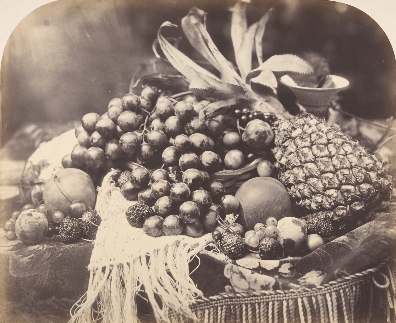 Stilleven met Fruit, 1860 door Roger Fenton