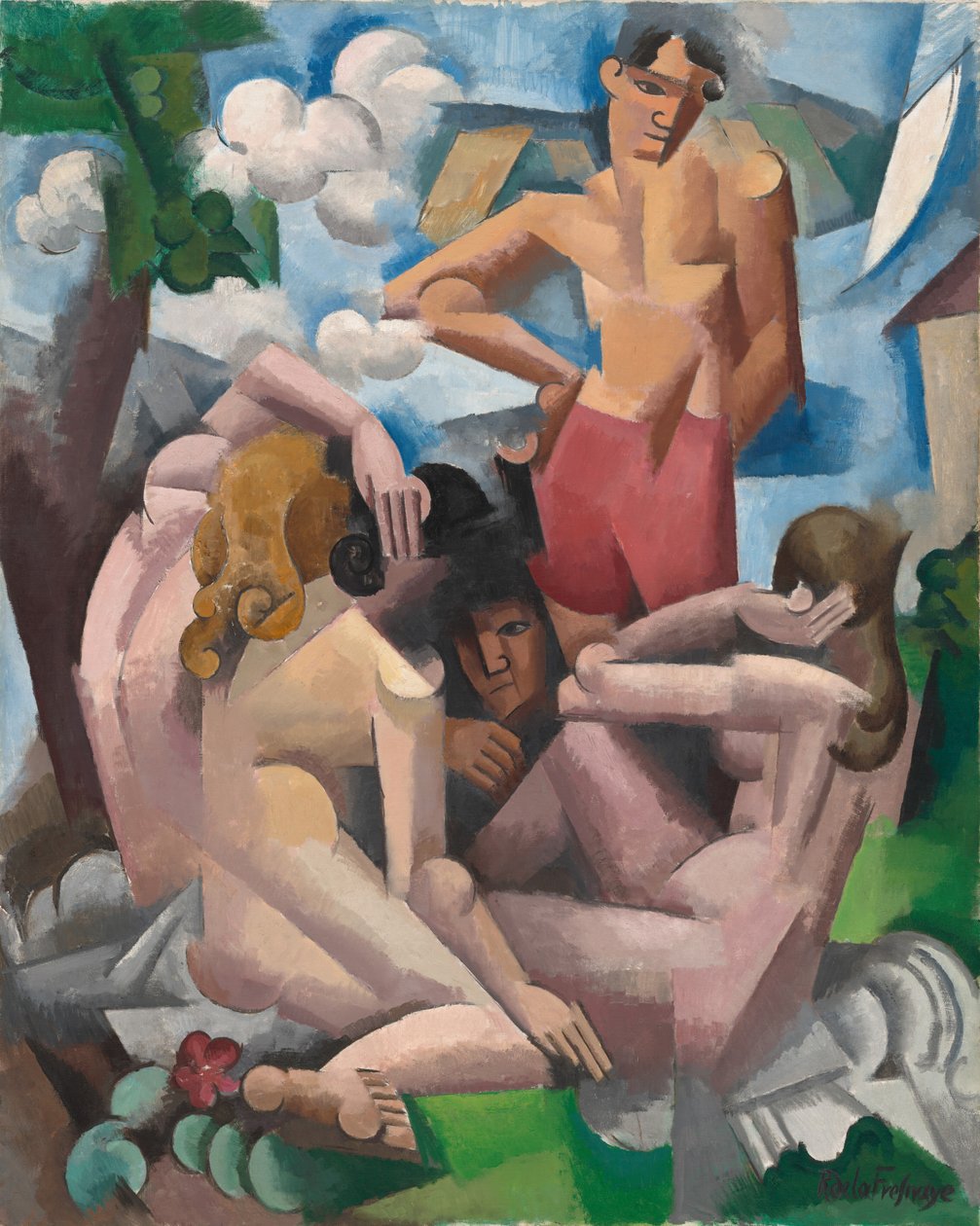 De baders door Roger de La Fresnaye