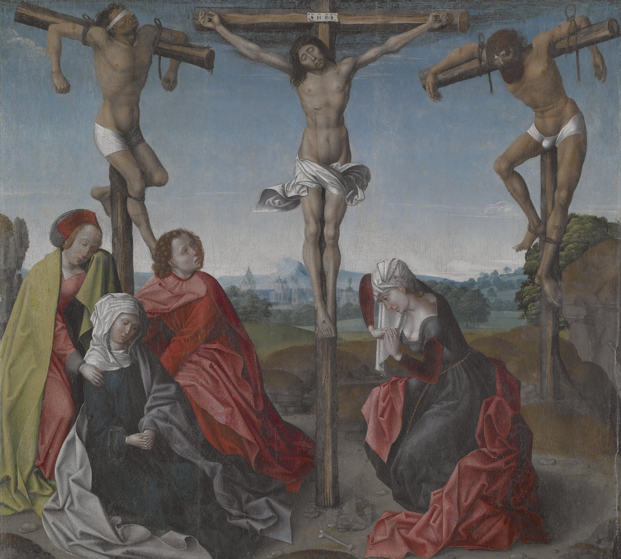 Kruisiging, ca. 1500 door Rogier van der Weyden