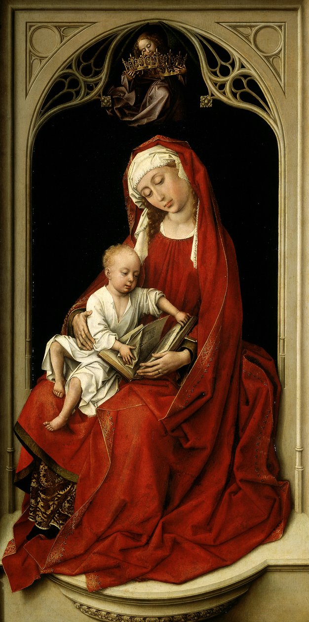 Madonna en kind, 1435-1438 door Rogier van der Weyden
