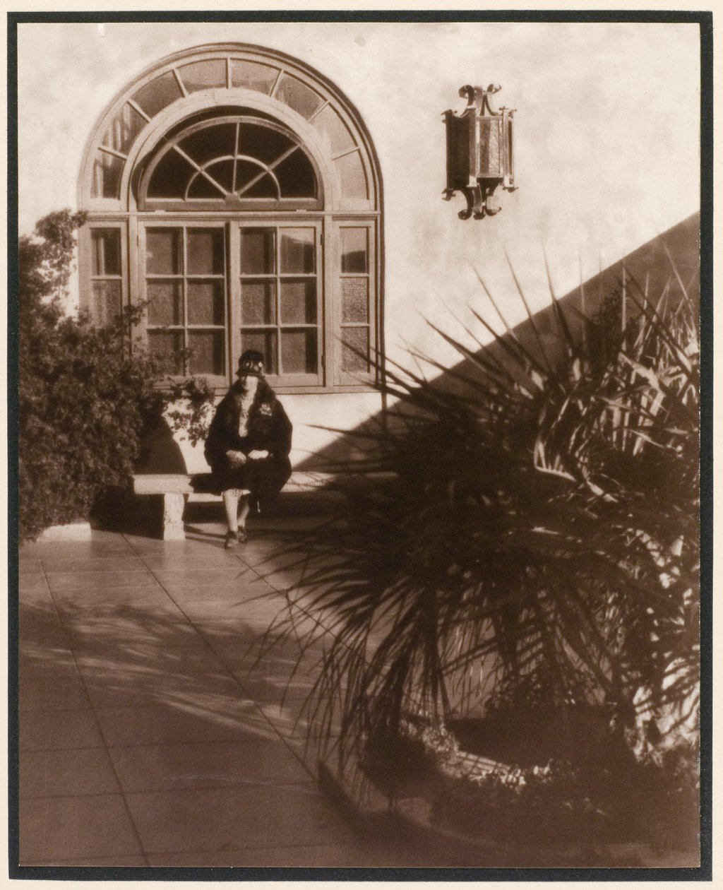 Florence in Patio door Roland Ernest Schneider