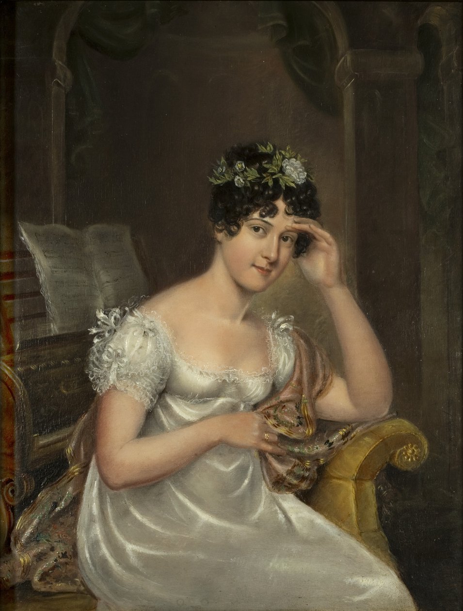 Zelfportret, ca. 1814 door Rolinda Sharples