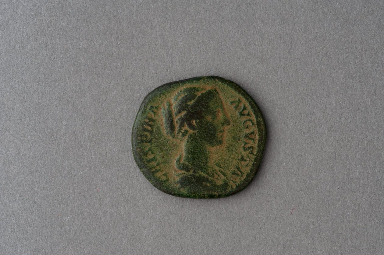 As munt van Crispina (brons) door Roman